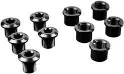 AbsoluteBLACK Chainring Bolt Set - Short Bolts And Nuts Set Of 5