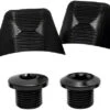 AbsoluteBLACK Crank Bolts And Covers For Dura-Ace 9000 Cranks -Bicycle Promotion Shop absoluteblack crank bolts and covers for dura ace 9000 cranks 390242 1
