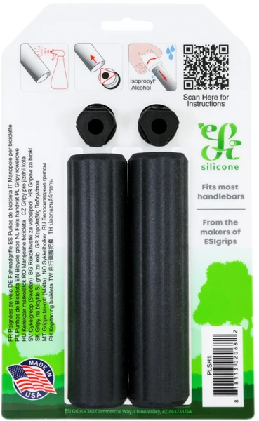Esi Plush Silicone Bicycle Grips 4 Esi Plush Silicone Bicycle Grips - Image 2